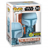 Figurine Pop The Mandalorian Glow in the Dark - Édition Limitée