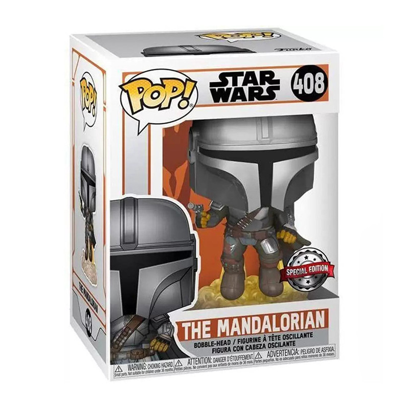 Pop Mandalorian avec Jetpack - Figurine Star Wars #408