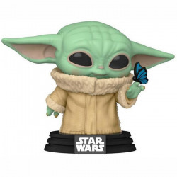 Pop Grogu with Butterfly Figurine (Star Wars Mandalorian) #468