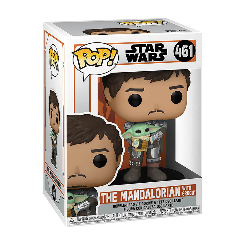 Figurine Pop The Mandalorian et Grogu (Star Wars) #461