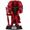 Figurine Pop The Mandalorian Chrome Rouge - Edition Limitée