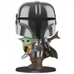 Pop! Supersized The Mandalorian with the Child - Figurine 25cm