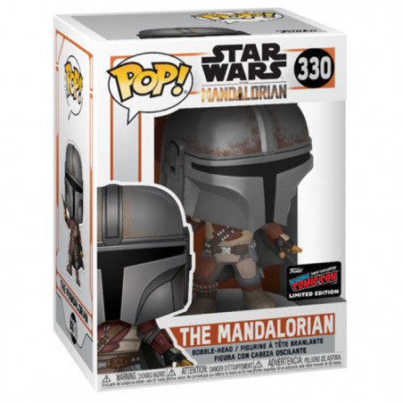 Figurine Pop The Mandalorian with Pistol - Star Wars